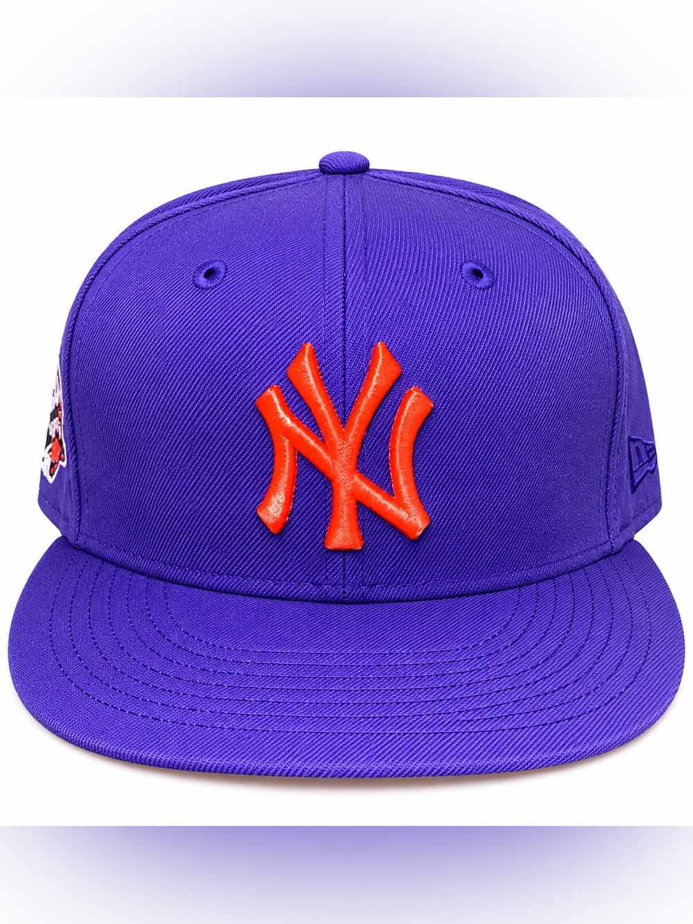 Jae Tips X Hat Club Yankees 5950 / Purple Cap Ny Size 7 1/8 - Picture 2 of 6